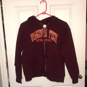 Virginia Tech zip up AND lanyard